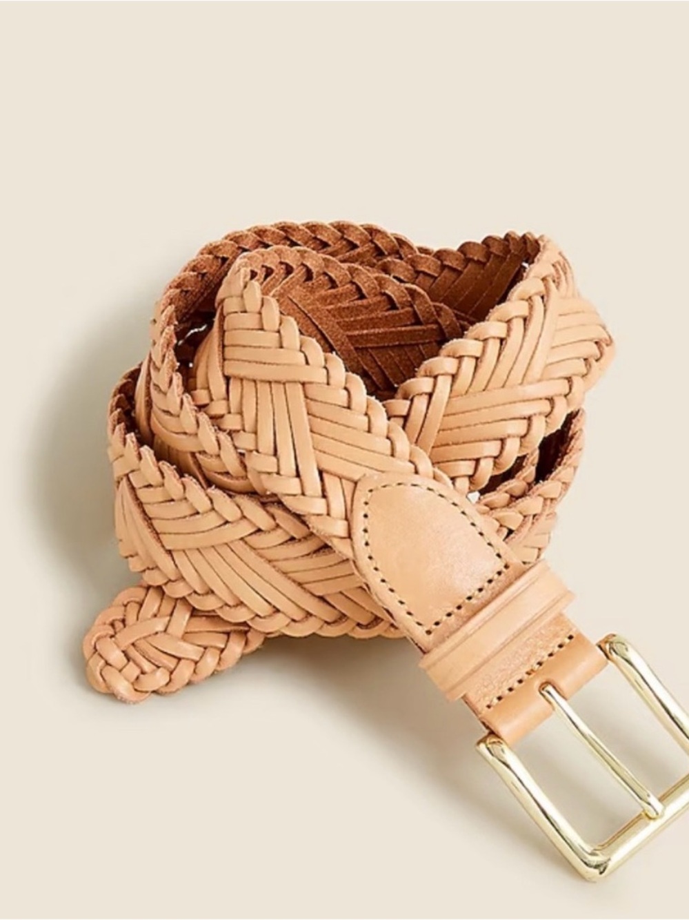 J. Crew Braided Leather Belt